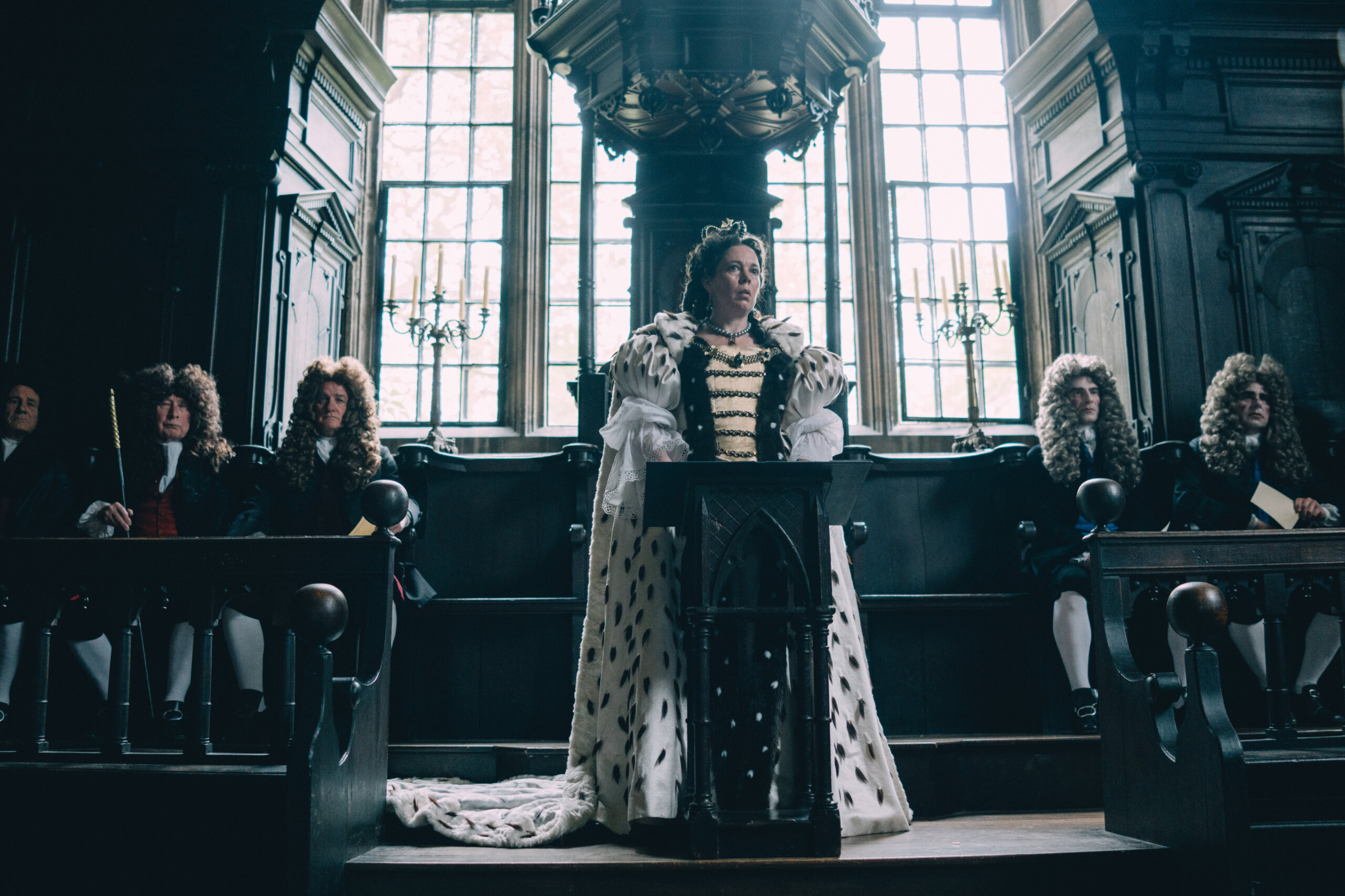Olivia Colman stars in Fox Searchlight Pictures' "THE FAVOURITE."