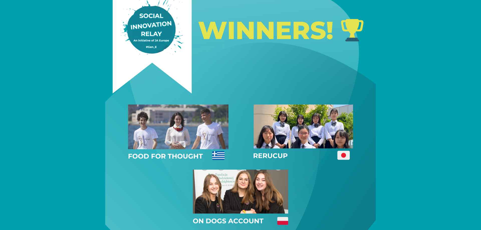 Πρώτη θέση για την ελληνική μαθητική ομάδα στον 8ο Διεθνή Διαγωνισμό Κοινωνικής Καινοτομίας του JA