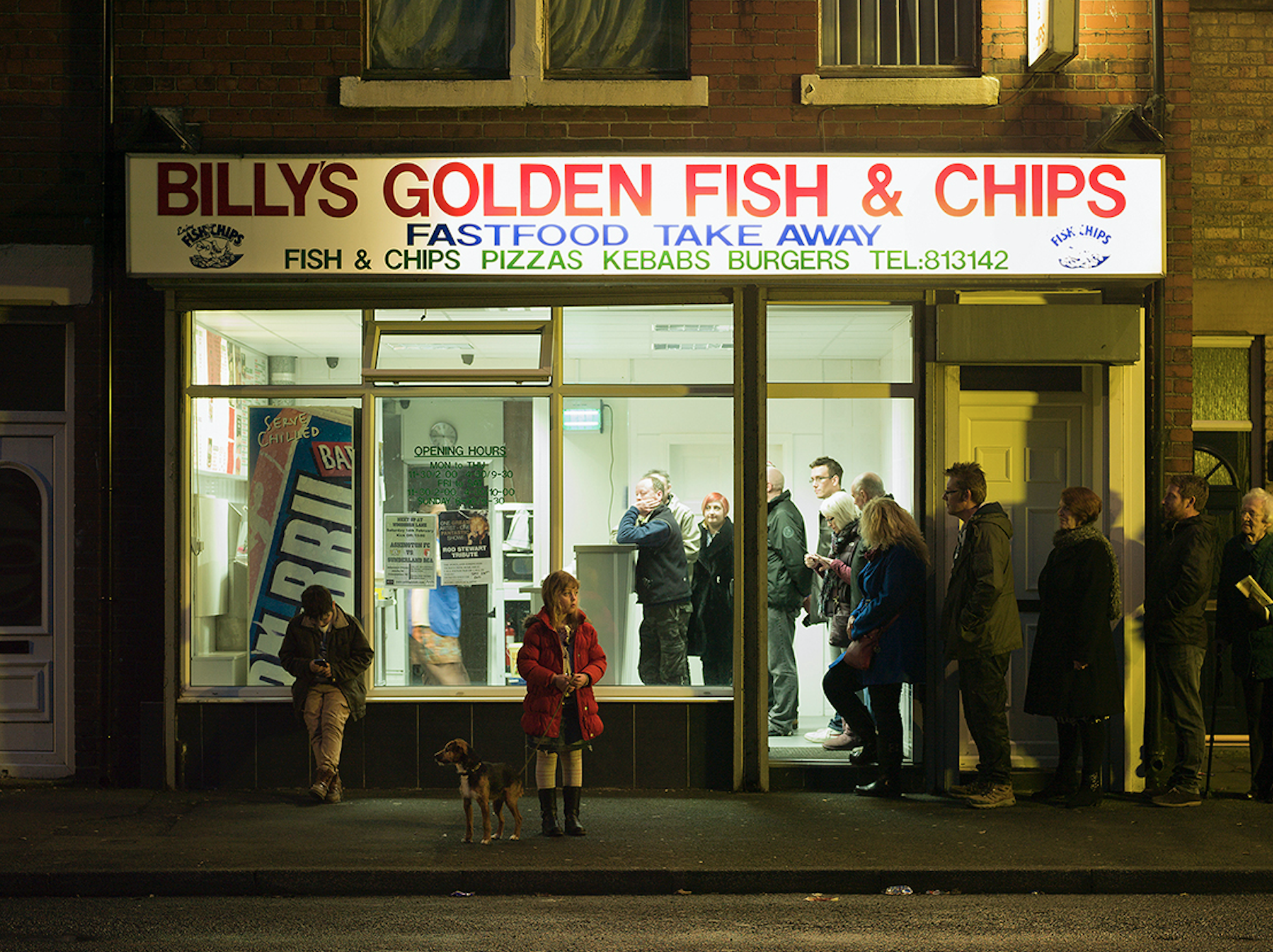 Julian Germain - Ashington District Star Ψάρι και πατάτες, 2015, φωτογραφία
